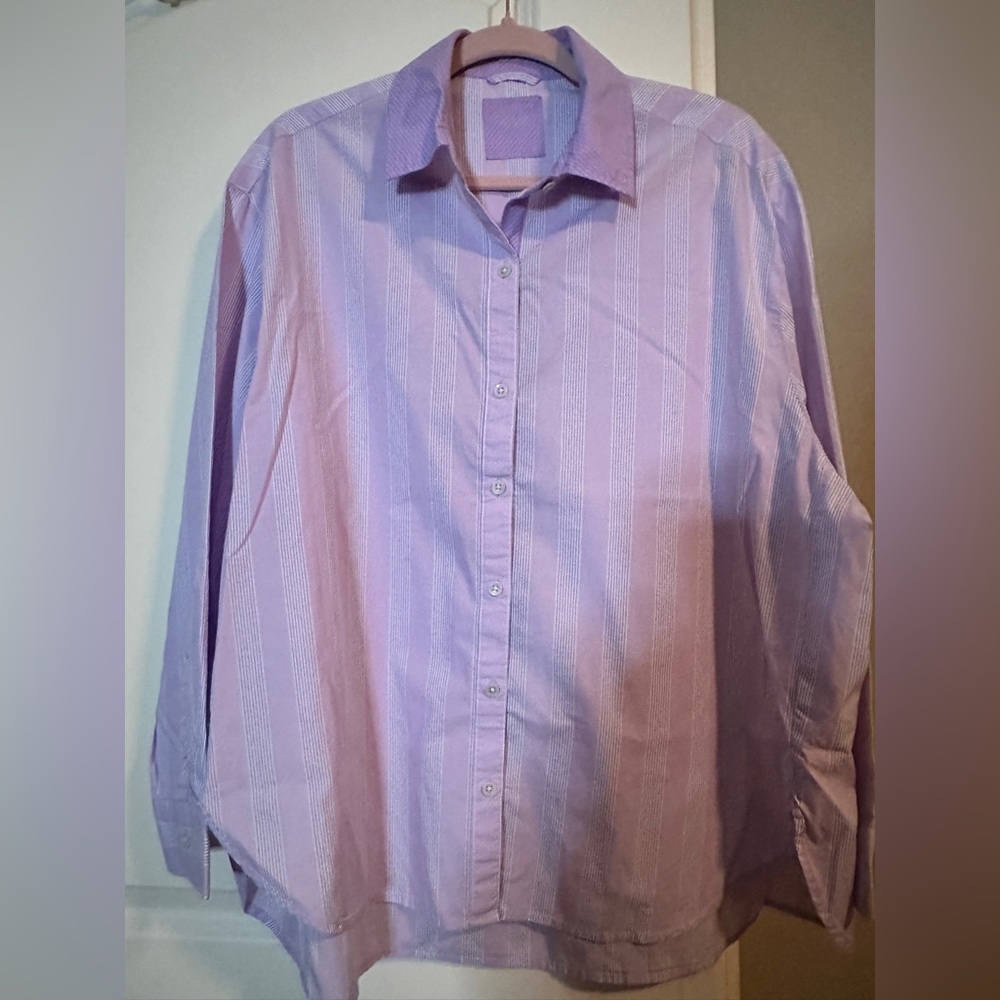 Never worn, Classic Aerie oversized Striped Shirt